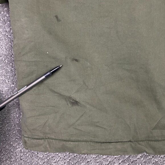 Abercrombie & Fitch Jacket Parka Military Faux Fur Collar Women's Small Green - Picture 5 of 16